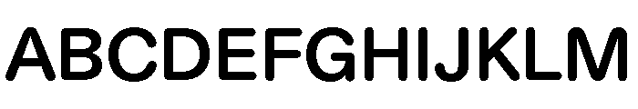 ABCDiatypeRounded Bold Font UPPERCASE