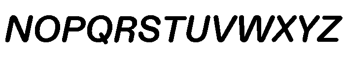 ABCDiatypeRounded BoldItalic Font UPPERCASE