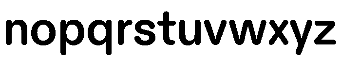 ABCDiatypeRounded Bold Font LOWERCASE