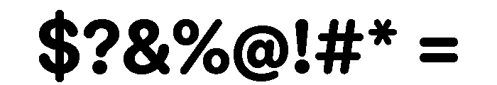 ABCDiatypeRounded Heavy Font OTHER CHARS