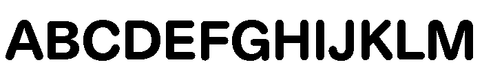 ABCDiatypeRounded Heavy Font UPPERCASE