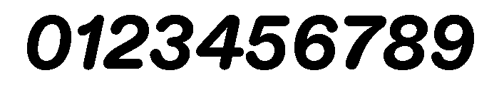 ABCDiatypeRounded HeavyItalic Font OTHER CHARS