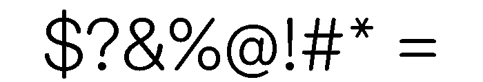 ABCDiatypeRounded Light Font OTHER CHARS