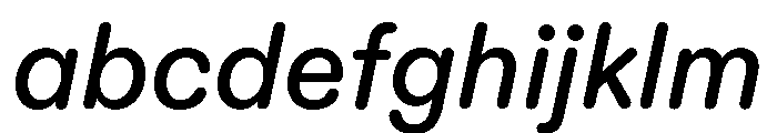 ABCDiatypeRounded MediumItalic FONT
