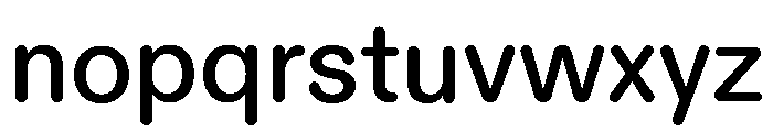 ABCDiatypeRounded Medium Font LOWERCASE