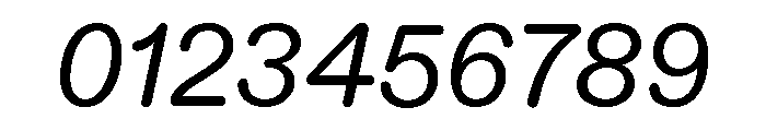 ABCDiatypeRounded RegularItalic Font OTHER CHARS