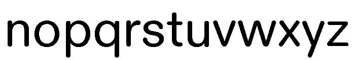 ABCDiatypeRounded Regular Font LOWERCASE