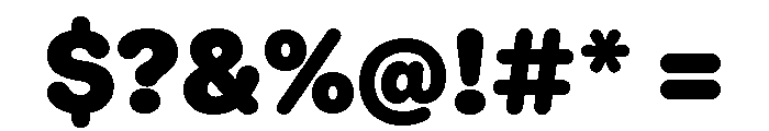 ABCDiatypeRounded Ultra Font OTHER CHARS