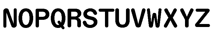 ABCDiatypeRoundedMono Bold Font UPPERCASE