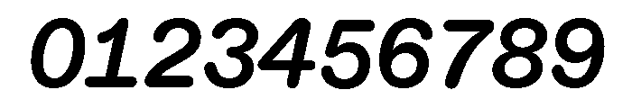 ABCDiatypeRoundedMono BoldItalic Font OTHER CHARS