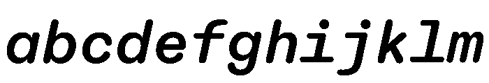 ABCDiatypeRoundedMono BoldItalic FONT