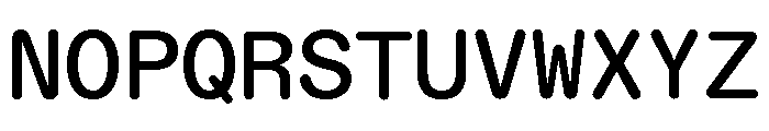 ABCDiatypeRoundedMono Medium Font UPPERCASE