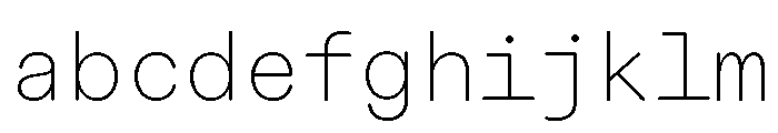 ABCDiatypeRoundedMono Thin FONT