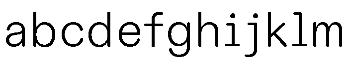 ABCDiatypeRoundedSemi Mono Light FONT
