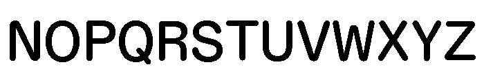 ABCDiatypeRoundedSemi Mono Medium Font UPPERCASE