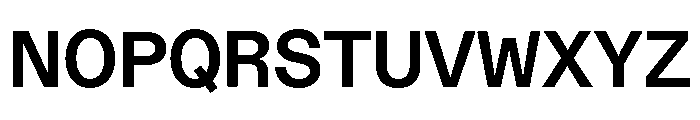 ABCDiatypeSemi Mono Bold Font UPPERCASE