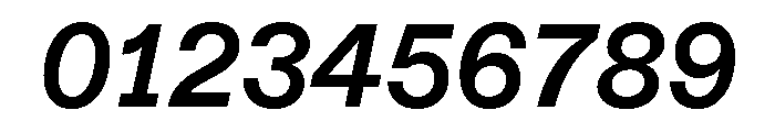 ABCDiatypeSemi Mono BoldItalic Font OTHER CHARS