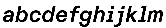 ABCDiatypeSemi Mono BoldItalic FONT
