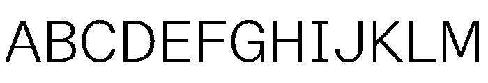ABCDiatypeSemi Mono Light Font UPPERCASE