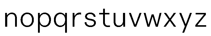 ABCDiatypeSemi Mono Light Font LOWERCASE