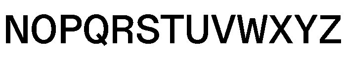 ABCDiatypeSemi Mono Medium Font UPPERCASE