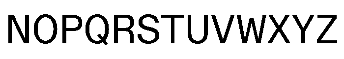 ABCDiatypeSemi Mono Regular Font UPPERCASE