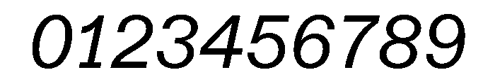ABCDiatypeSemi Mono RegularItalic Font OTHER CHARS