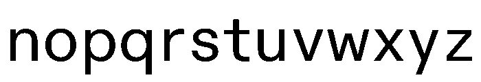 ABCDiatypeSemi Mono Regular Font LOWERCASE