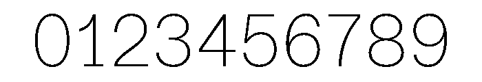 ABCDiatypeSemi Mono Thin Font OTHER CHARS