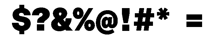 ABCDiatypeSemi Mono Ultra Font OTHER CHARS