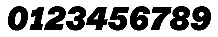 ABCDiatypeSemi Mono UltraItalic Font OTHER CHARS