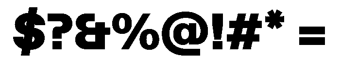 ABCFavorit Black Font OTHER CHARS