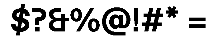 ABCFavorit Bold Font OTHER CHARS