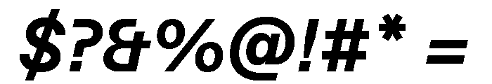 ABCFavorit BoldItalic Font OTHER CHARS