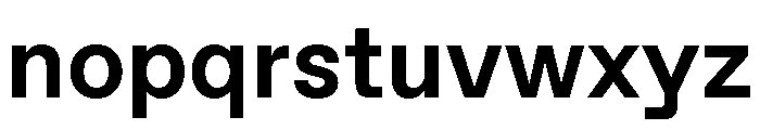 ABCFavorit Bold Font LOWERCASE