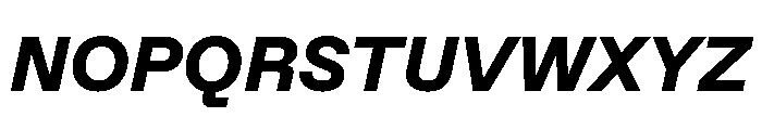 ABCFavorit ExtraboldItalic Font UPPERCASE