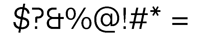 ABCFavorit Light Font OTHER CHARS