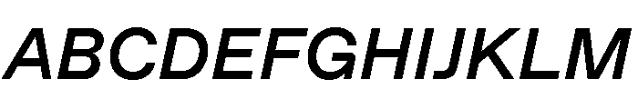 ABCFavorit MediumItalic Font UPPERCASE