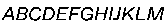ABCFavorit RegularItalic Font UPPERCASE