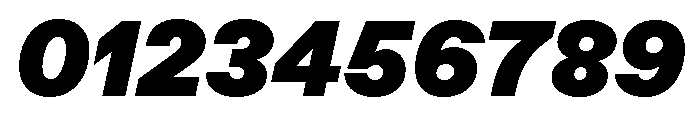 ABCFavorit UltraItalic Font OTHER CHARS