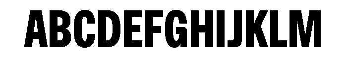 ABCFavoritCompressed Black Font UPPERCASE