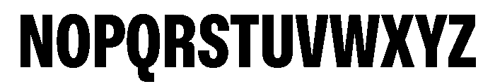 ABCFavoritCompressed Black Font UPPERCASE