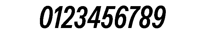 ABCFavoritCompressed BoldItalic Font OTHER CHARS
