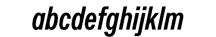 ABCFavoritCompressed BoldItalic FONT