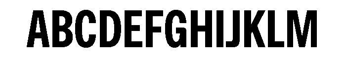 ABCFavoritCompressed Extrabold Font UPPERCASE