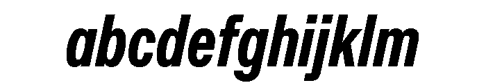 ABCFavoritCompressed ExtraboldItalic FONT