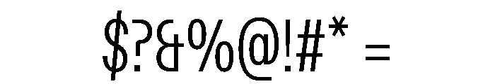 ABCFavoritCompressed Light Font OTHER CHARS