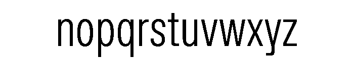 ABCFavoritCompressed Light Font LOWERCASE