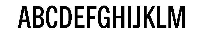 ABCFavoritCompressed Medium Font UPPERCASE