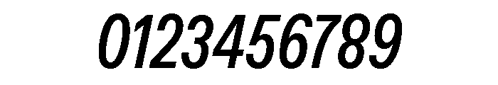 ABCFavoritCompressed MediumItalic Font OTHER CHARS